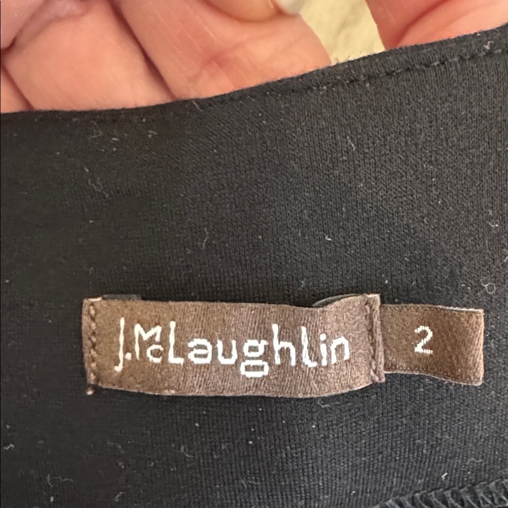McLaughlin black soft dress pants size 2 - Picture 2 of 3